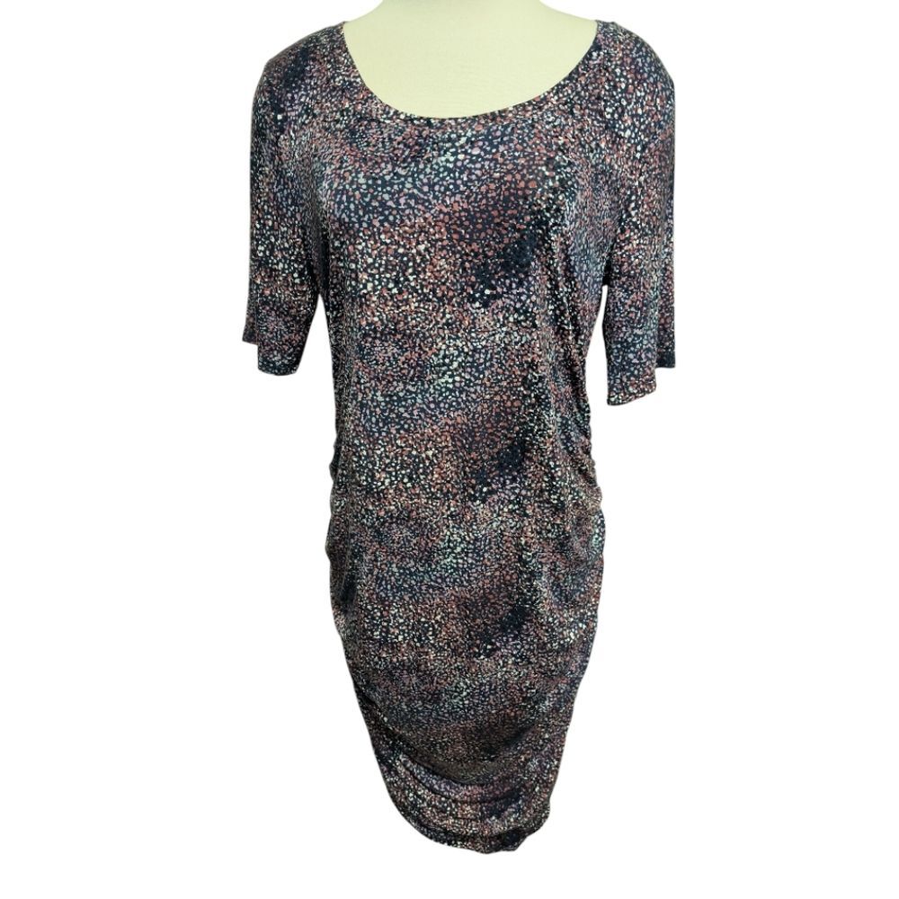 Motherhood Blue Multi Color Dress